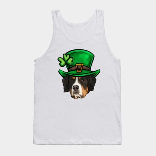 St Patricks Day Bernese Mountain Dog Tank Top